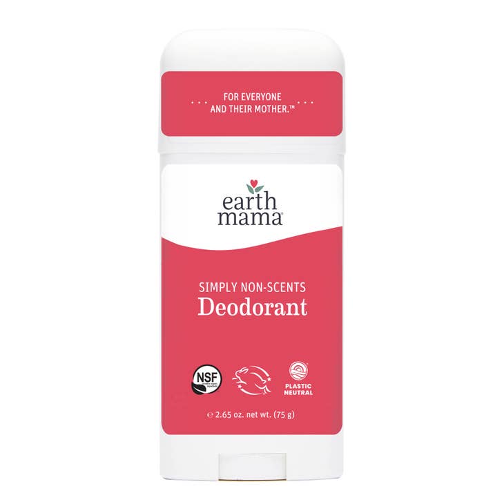 Image of Earth Mama organics simply non-scents (unscented) deodorant.