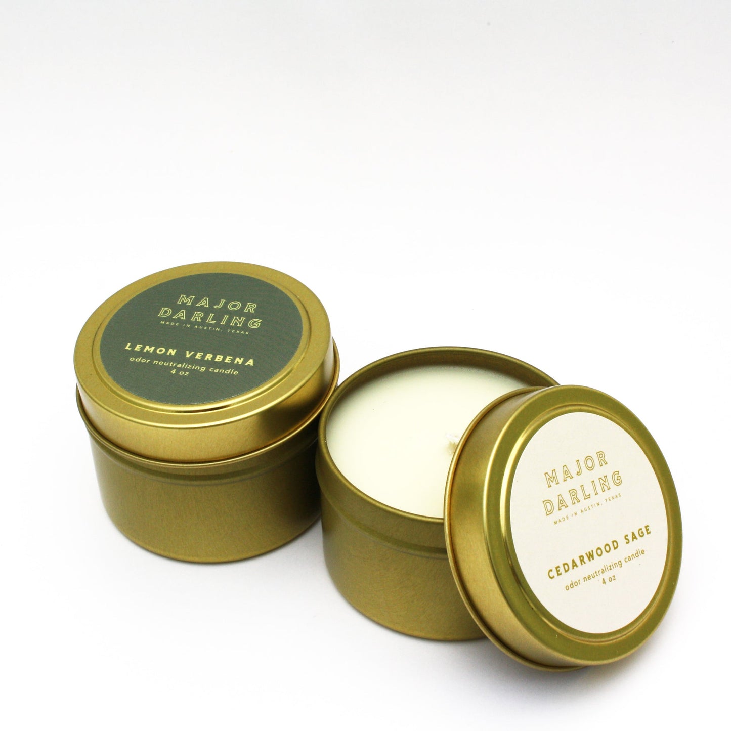 Image of pet odor neutralizing candle in tin